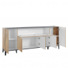 Sideboard mit 5 Türen und 1 Klappfach 200x40cm Stephanie Report Sales
