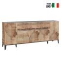 Sideboard mit 5 Türen und 1 Klappfach 200x40cm Stephanie Report Angebot