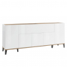 Moderne Design-Sideboard 200x40cm 5 Türen Klappfach Stephanie Wood Verkauf