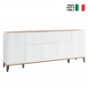 Moderne Design-Sideboard 200x40cm 5 Türen Klappfach Stephanie Wood Angebot