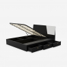 Doppelbett 160x190 cm Bett mit Stauraum Schubkasten modernes Design Steyr 