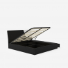 Doppelbett 160x190 cm Bett mit Stauraum Schubkasten modernes Design Steyr 