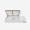 Doppelbett 160x190 cm Bett mit Stauraum Schubkasten modernes Design Steyr Preis