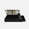 Doppelbett 160x190 cm Bett mit Stauraum Schubkasten modernes Design Steyr 