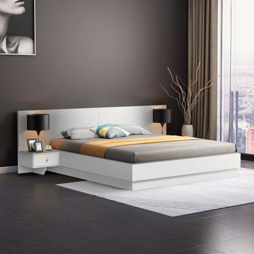 Bett Doppelbett Polsterbett hochklappbar 160x190 cm mit Bettkasten mit 2 Nachttischen im modernen Design Schwaz Aktion Bett Doppelbett Polsterbett hochklappbar 160x190 cm mit Bettkasten mit 2 Nachttischen im modernen Design Schwaz Aktion