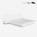 Bett Doppelbett Polsterbett hochklappbar 160x190 cm mit Bettkasten mit 2 Nachttischen im modernen Design Schwaz Verkauf