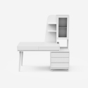 Schreibtisch 120x55 cm modernes Design  Vitrine Home Office Noly Modell