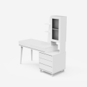 Schreibtisch 120x55 cm modernes Design  Vitrine Home Office Noly Eigenschaften