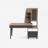 Schreibtisch 120x55 cm modernes Design  Vitrine Home Office Noly Sales