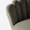 Samt Sessel in modernem Design vergoldete Beine Calicis Katalog