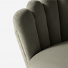Samt Sessel in modernem Design vergoldete Beine Calicis Katalog