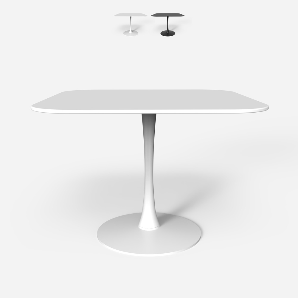 Quadratischer Tisch Design Goblet Stil für Bar Küche Esszimmer Lillium 80