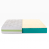 Memory Foam Matratze Einzel-Kingsize 120x190 cm antiallergisch 7 Zonen Leaf Plus Auswahl