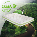 Memory Foam Matratze Einzel-Kingsize 120x190 cm antiallergisch 7 Zonen Leaf Plus Verkauf