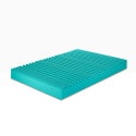 Quadratische und eine halbe Matratze Memory Foam 120x190 hypoallergen 7-Zonen Leaf Plus Modell
