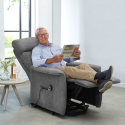 Elektrisch Verstellbarer Relaxsessel 2 Motoren Lift-System für Ältere Menschen Giorgia+