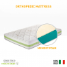 Memory Foam Matratze Einzel-Kingsize 120x190 cm antiallergisch 7 Zonen Leaf Plus Angebot