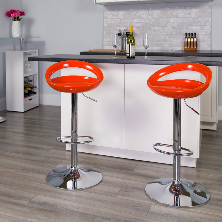 Hocker Hoch Drehbar Höhenverstellbar Mit Armlehne Halbinsel Bar Küche Hollywood