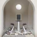 Bicolor Hochtisch im modernen Design Slide Jet Next Aktion