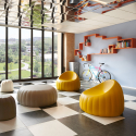 Design-Gartenstuhl für Außenbereich Bar Restaurant Gelée Lounge Slide Sales