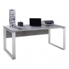 Schreibtisch 170x80cm Arbeitszimmer Smartworking grauweiß Metaldesk