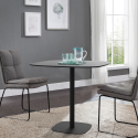  Esstisch 80x80cm in modernem Design Tisch für Küche Bar Restaurant Circumdo Angebot