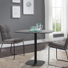 Esstisch 80x80cm in modernem Design Tisch für Küche Bar Restaurant Circumdo Angebot