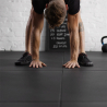 Stoßfeste Fitness-Studiomatte 1x1m Fit Square Indoor Kosten