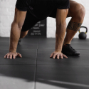 Stoßfeste Fitness-Studiomatte 1x1m Fit Square Indoor 
