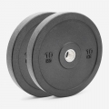 2 x Olympische Hantelscheiben 10 kg Gummi Cross-Training Bumper HD Aktion