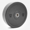 2 x Olympische Hantelscheiben 20 kg Gummi Cross Training Bumper HD Angebot
