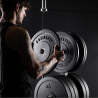 2 x Bumper-Gewichtsscheiben 5 kg für Olympiastange Fitnessstudio Training Sales
