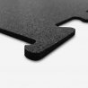 Modularer Gummiboden in Puzzleform 1x1m für Fitnessstudio stoßdämpfend Rabatte