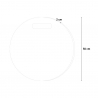 Runder stoßdämpfender Fitnessmatte 50cm Durchmesser Gummi 20mm G-Mat Round Sales