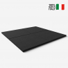 Stoßdämpfende Gummiboden-Matte, Schutzfliese für Fitnessstudio, 1x1m Fit Square Katalog