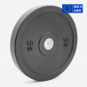 2 x Olympische Hantelscheiben 10 kg Gummi Cross-Training Bumper HD Verkauf