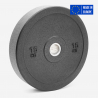 2 x Olympia-Hantelscheiben 15 kg Gummi Cross-Training Bumper HD Verkauf