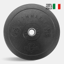 2 x 20 kg Olympische Hantelscheiben Cross Training Gummi Bumper HD Italy Verkauf