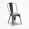 set 2 stühle industriellen stil quadratischen stahltisch 70x70cm caelum Auswahl