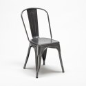 set 2 stühle stahl industriedesign runder tisch 70cm factotum Lagerbestand