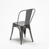 set 2 stühle stahl industriedesign runder tisch 70cm factotum Auswahl