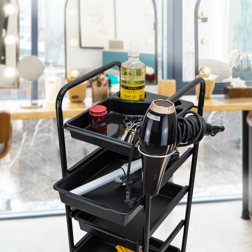  Pixie: Friseurwagen Kosmetikerin Tragbar mit Rädern Professionell
