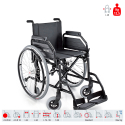 Leichter faltbarer Rollstuhl für Senioren, selbstfahrend, 12,5 kg S12 Surace Angebot