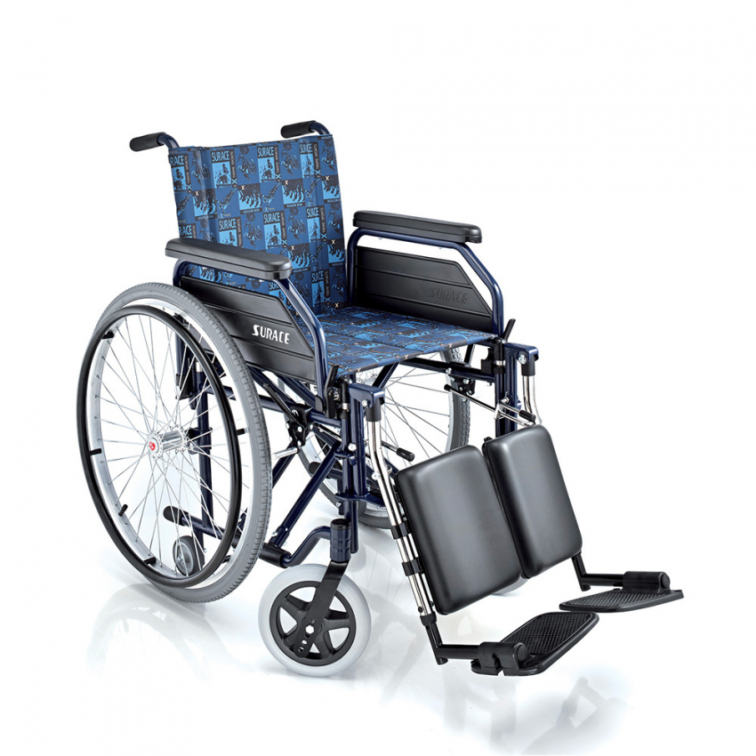 Faltbarer Aluminium-Rollstuhl für Senioren 16kg mit Beinstütze S14 Surace Aktion Faltbarer Aluminium-Rollstuhl für Senioren 16kg mit Beinstütze S14 Surace Aktion