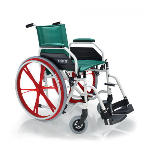 Rollstuhl aus Aluminium 15kg für Senioren und Menschen mit Behinderungen Itala Surace Aktion