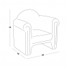 Sessel Leuchtender Designstuhl für Haus und Räumlichkeiten Slide Easy Chair Sales