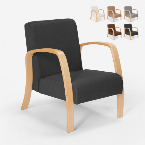 Ergonomisches Skandinavisches Design Holzsessel Arbeitszimmer Frederiksberg