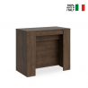 Ausziehbarer Konsolentisch Esszimmer 90x48-296cm Holz Venus Noix Verkauf