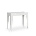 Ausziehbarer Tisch 90x42-302 cm Esstisch Weiß Holz Isotta