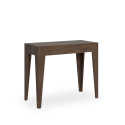 Ausziehbarer Tisch Holz Esszimmer 90x42-302cm Isotta Noix